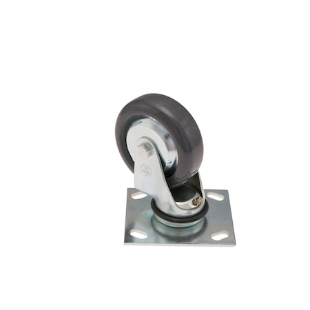 Nobles/Tennant WHEEL - SWIVEL CASTER COMPLETE - 4 in. X 1-3/8 in. POLY ON POLY 1049048